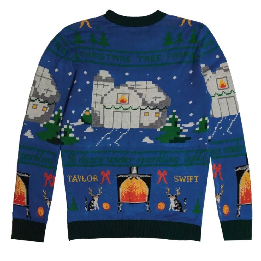 NEW Taylor Swift Christmas Tree Farm Sweater - Picture 2 of 9